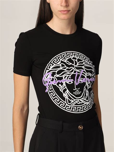 t shirt donna versace|versace long sleeve t shirts.